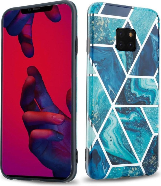 Produktbild Cadorabo IMD TPU Bunter Marmor Cover (Huawei Mate 20 Pro)