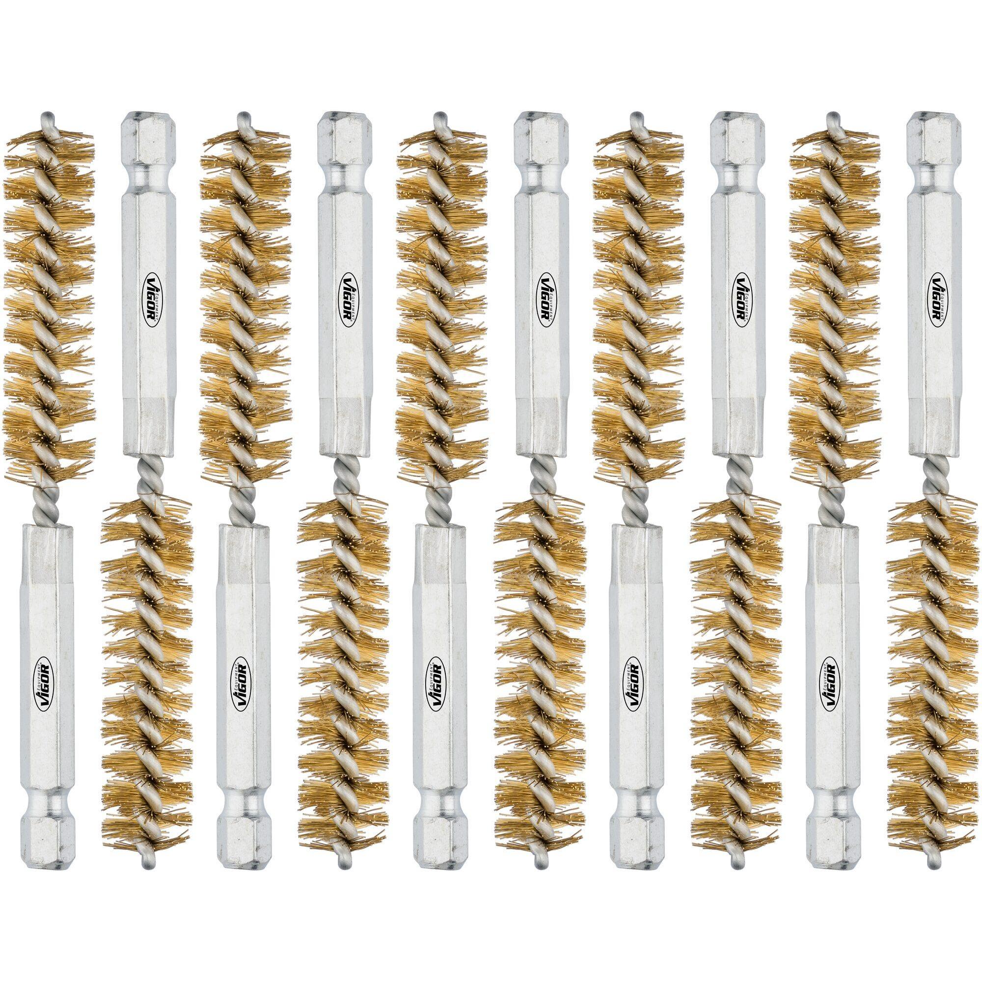 Thumbnail - Vigor, Schleifmittel, Messingbuersten-Satz 12 mm