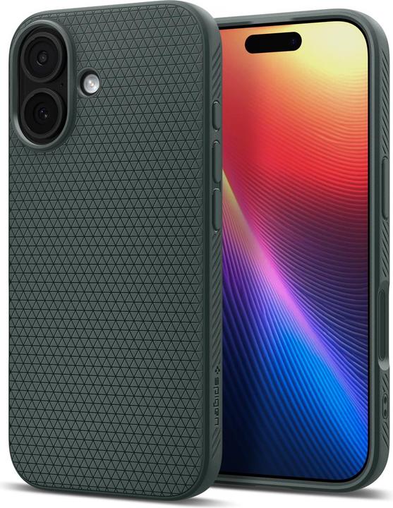 Actual product image Spigen - Liquid Air - iPhone 17 - Abyss Green (Apple iPhone 17)