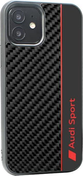 Produktbild Audi Carbon Fiber Stripe iPhone 11 / Xr 6.1" czarny/black hardcase AUS-TPUPCIP11-R8/D1-BK (Apple iPhone 11, Apple iPhone XR)