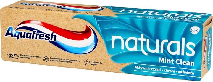 Actual product image Aquafresh Naturals Mint Clean pasta do zębów z fluorkiem 75ml (75 ml)