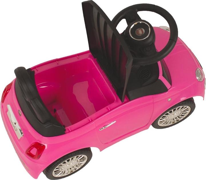 Actual product image Babytrold Fiat 500 - Ride-On Car - pink (20-42FI-P)