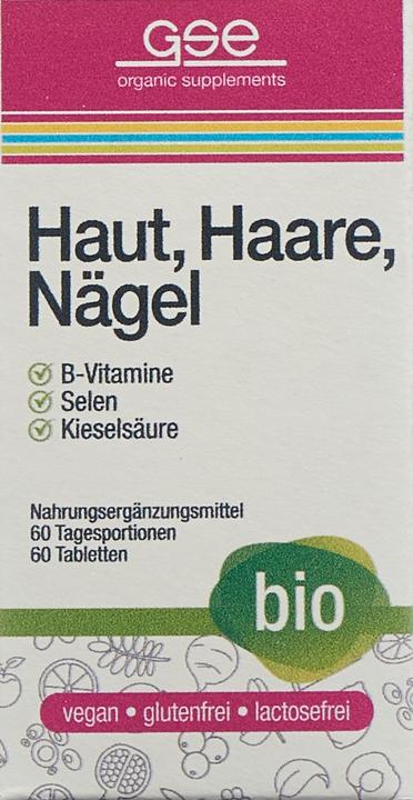 Produktbild GSE Haut Haare Nägel Complex Bio Tabl (60 Stk., Tabletten, 123 g)