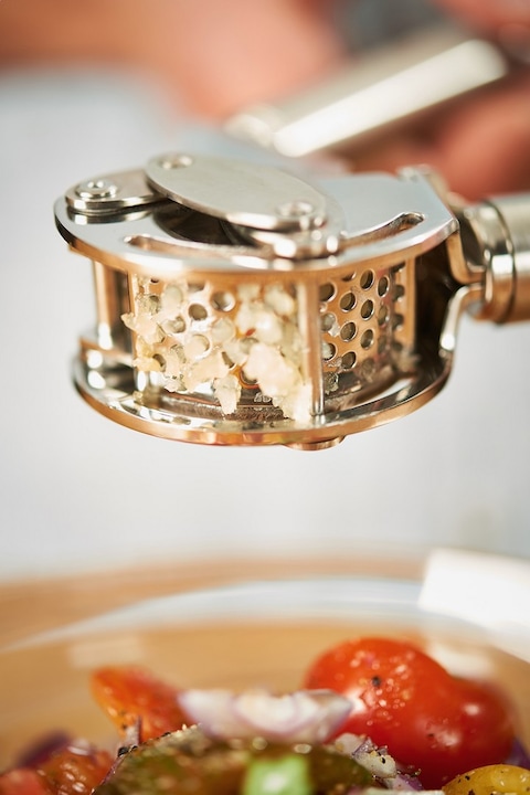 Actual product image Rösle Garlic press with scraper