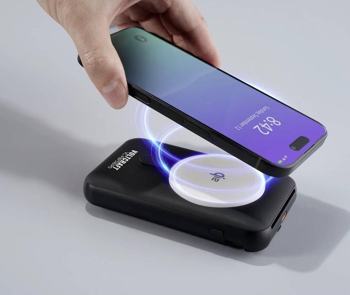 Produktbild Voltcraft VC-PBP3161PD Wireless Powerbank 10000 mAh Qi Wireless Charging Li-Ion (10000 mAh, 15 W)
