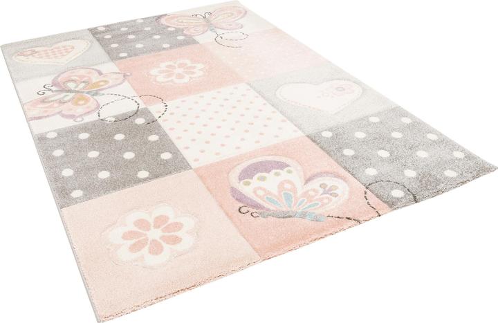 Produktbild Pergamon Kinder Teppich Maui Kids Karo Herzen