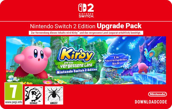 Produktbild Nintendo Switch 2 Kirby and the Forgotten Land + Star-Crossed World - Upgrade Pack Digital Code (Switch 2)