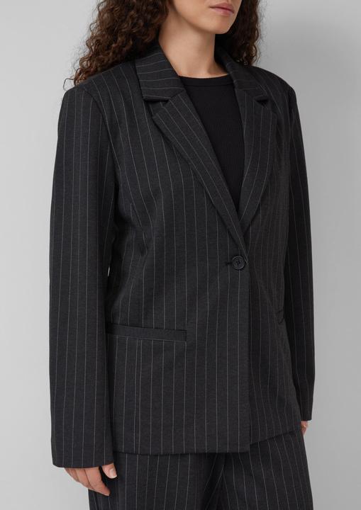 Immagine prodotto s.Oliver Indoor-Blazer Gemusterter Blazer aus Interlockjersey (46)
