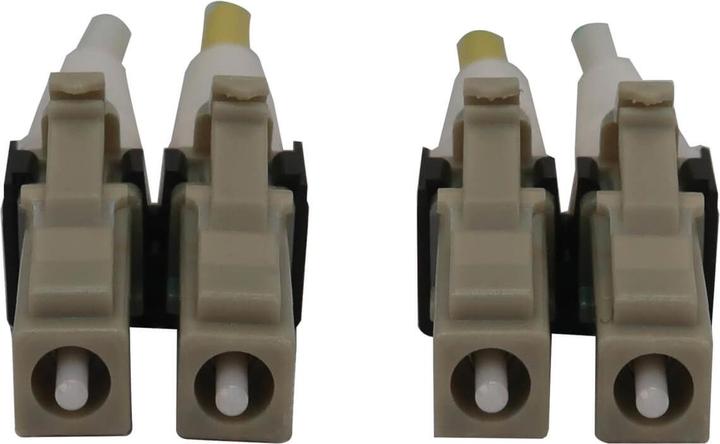Actual product image Eaton 400G Multimode 50/125 OM3 Switchable Fibre Optic Cable Duplex LC-PC M/M LSZH Aqua 1m (1 m)