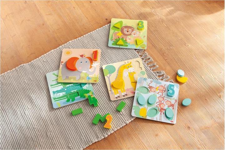 Actual product image Haba Ordeningsspeelgoed Wilde dieren 25-delig (German, 1.50 - 8.25 years)