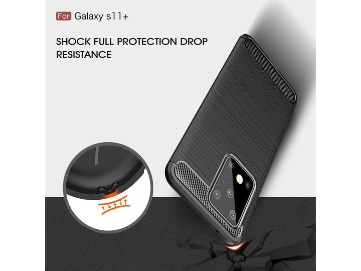 Image du produit Screenguard Samsung Galaxy S20 Ultra Housse Carbon Brushed Soft TPU (Samsung Galaxy S20 Ultra)