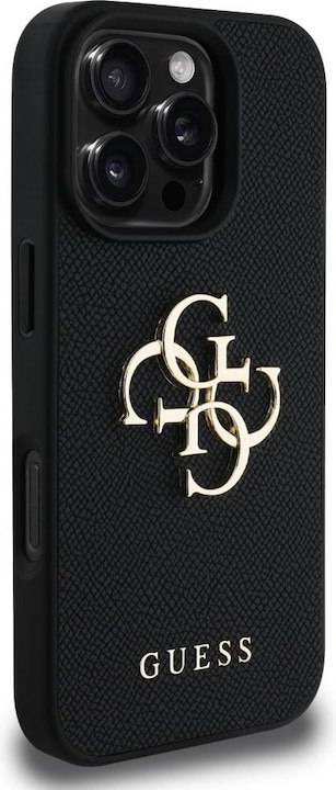 Produktbild Guess Hardcase PU Grained Big 4G and Classic Logo Case for iPhone 16 Pro Max 6,9" Black (Apple iPhone 16 Pro Max)