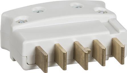 Actual product image LK Plug Danish Multipole 3P+N+J Light Grey- In Bag for DIY