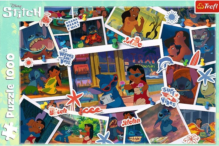 Produktbild Trefl Puzzle Lilo & Stitch: Süsse Erinnerungen 1000 Teile (1000 Teile)