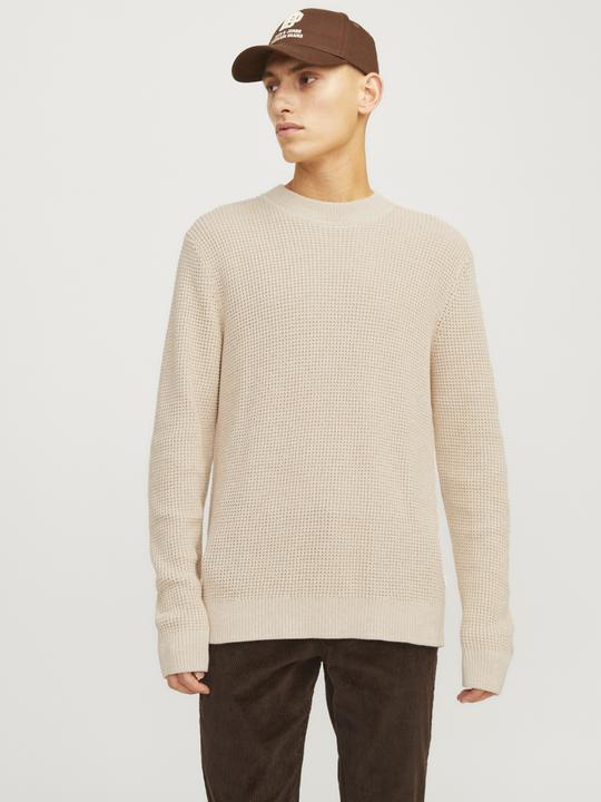 Produktbild Jack & Jones Einfarbig Strickpullover mit Rundhals Strickpullover mit Rundhals (XS)