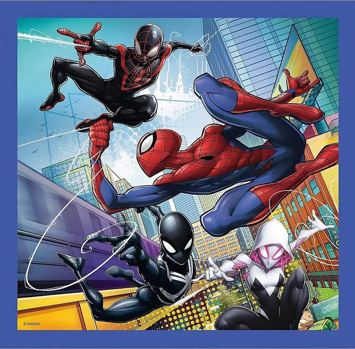 Actual product image Trefl 3 in 1 Puzzle - Spiderman (20 pieces)