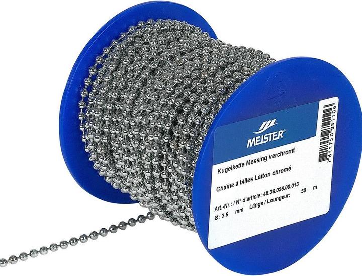 Meister Kugelkette 3.6mmx30m verchromt (30 m)