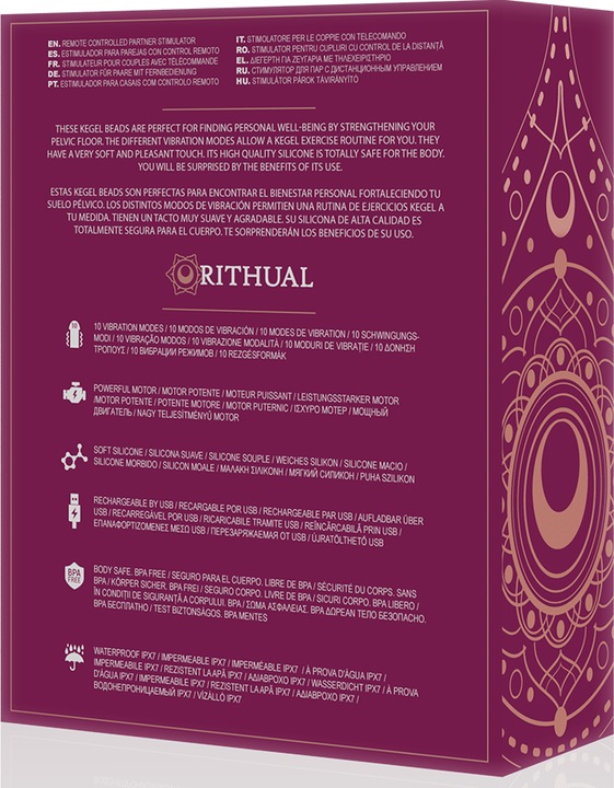 Produktbild Ritual Liebeskugeln “Nisha”, wiederaufladbar