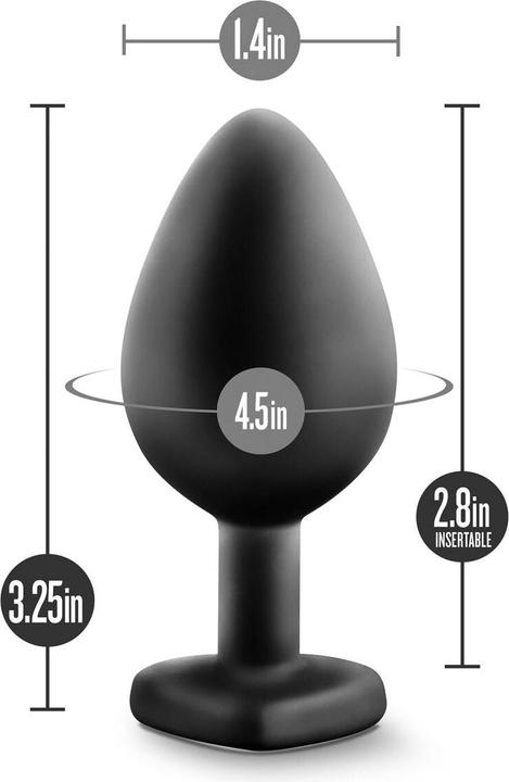 Produktbild Blush Bling Plug Mittel Schwarz