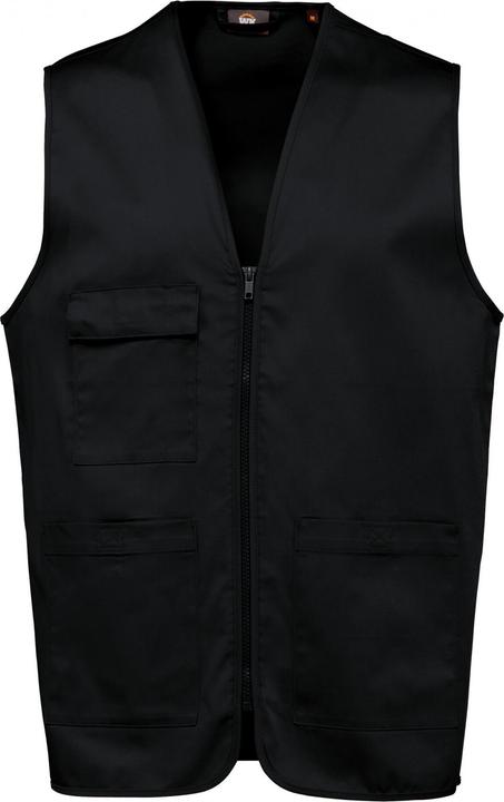 Kariban Polycotton-Weste mit mehreren Taschen (M)