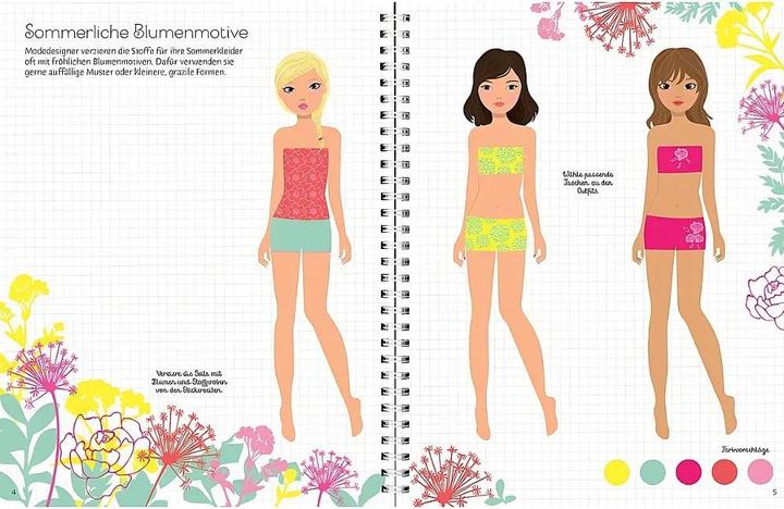 Produktbild Mein Mode-Stickerbuch: Sommerkollektion