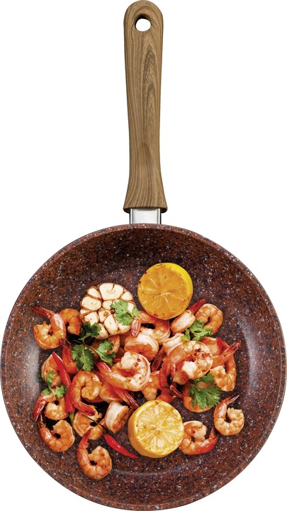 Actual product image Livington Copper & Stone Pan (25 cm, Frying pan, Copper, Aluminium, Steel)