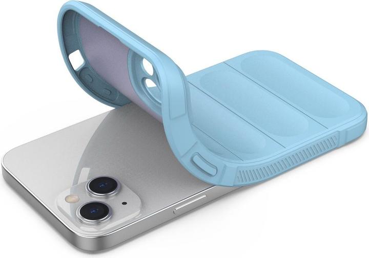 Produktbild Hurtel Magic Shield Case Hülle für iPhone 14 Plus flexible Panzerhülle hellblau (Apple iPhone 14 Plus)