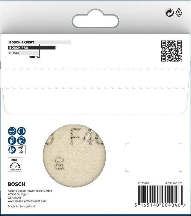 Produktbild Bosch Professional Zubehör PRO F460 Schleifblatt, 125 mm, G60 (60)