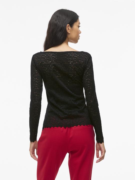 Immagine prodotto Vila VIROMINA U-Boot-Ausschnitt Oberteil mit langen Ärmeln (S)