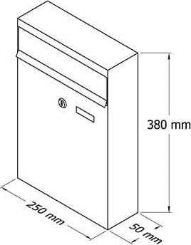 Actual product image Glori ir Ko Mailbox (Cooper)