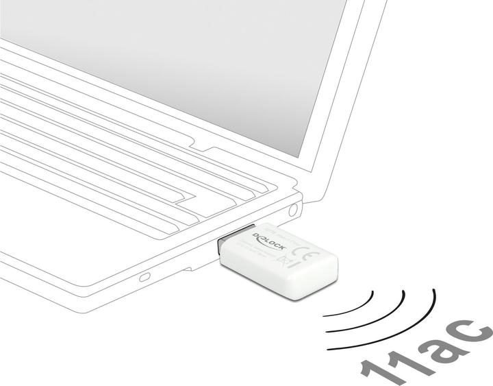 Produktbild Delock WLAN-AC USB-Adapter 12770 mit WLAN (USB)