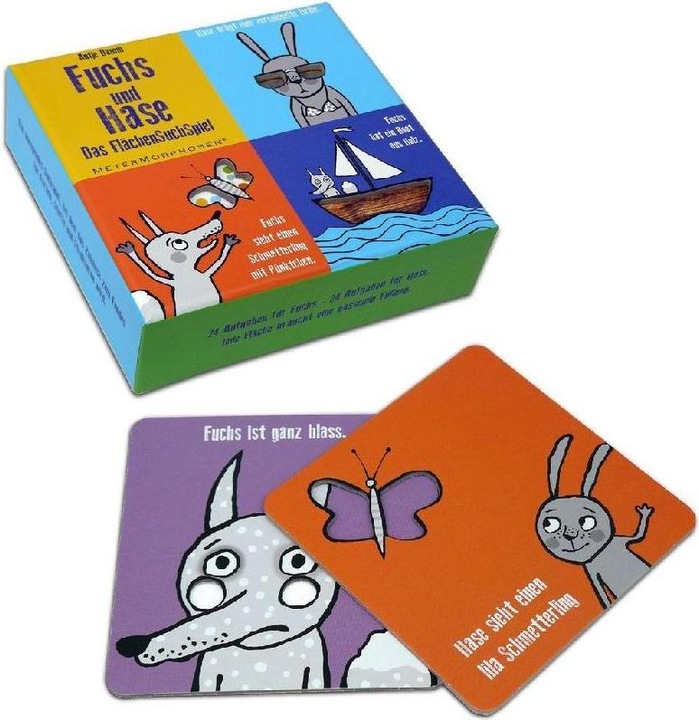 Actual product image Fox and hare (German)