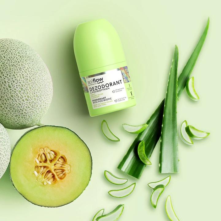 Actual product image SoFlow Deodorant With Postbiotic Roller (Roll-on, 50 ml)