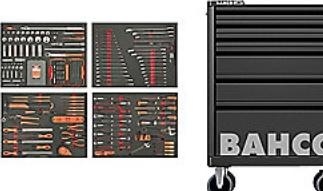 Actual product image Bahco 6 Drawer Tool Cart with 275 Tools (1472K6BKFF4SD)