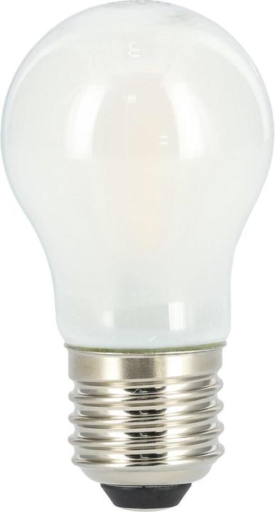 Xavax Filament LED, E27, 250lm remplace 25W, lampe en forme de goutte, mat, blanc chaud (E27, 250 lm, 1 x)