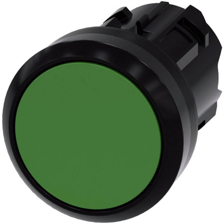 Produktbild Siemens Pushbutton, 22mm, round, plastic, green