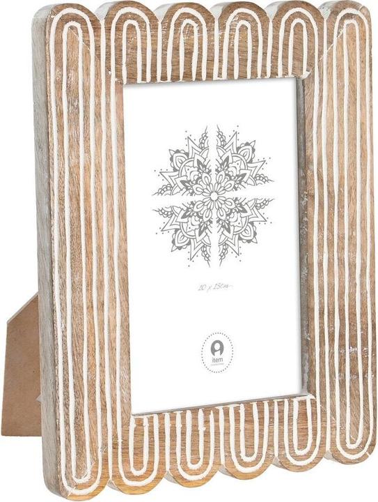 Actual product image DKD Home Decor Fotorahmen 19 x 2 x 21 cm 16 x 2 x 21 cm natürlich Kolonial Mango-Holz