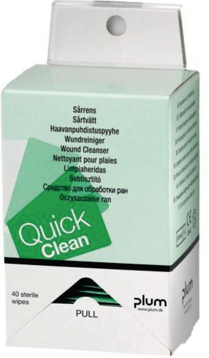 Plum QuickClean lingettes nettoyantes pour plaies
