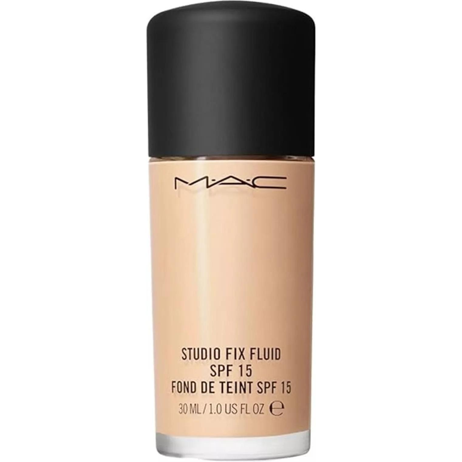 Mac Cosmetics , Fondotinta, Studio Fix Fluid Fond De Teint Protezione Solare Fattore 15 (Re) Nw15 (Nw15)