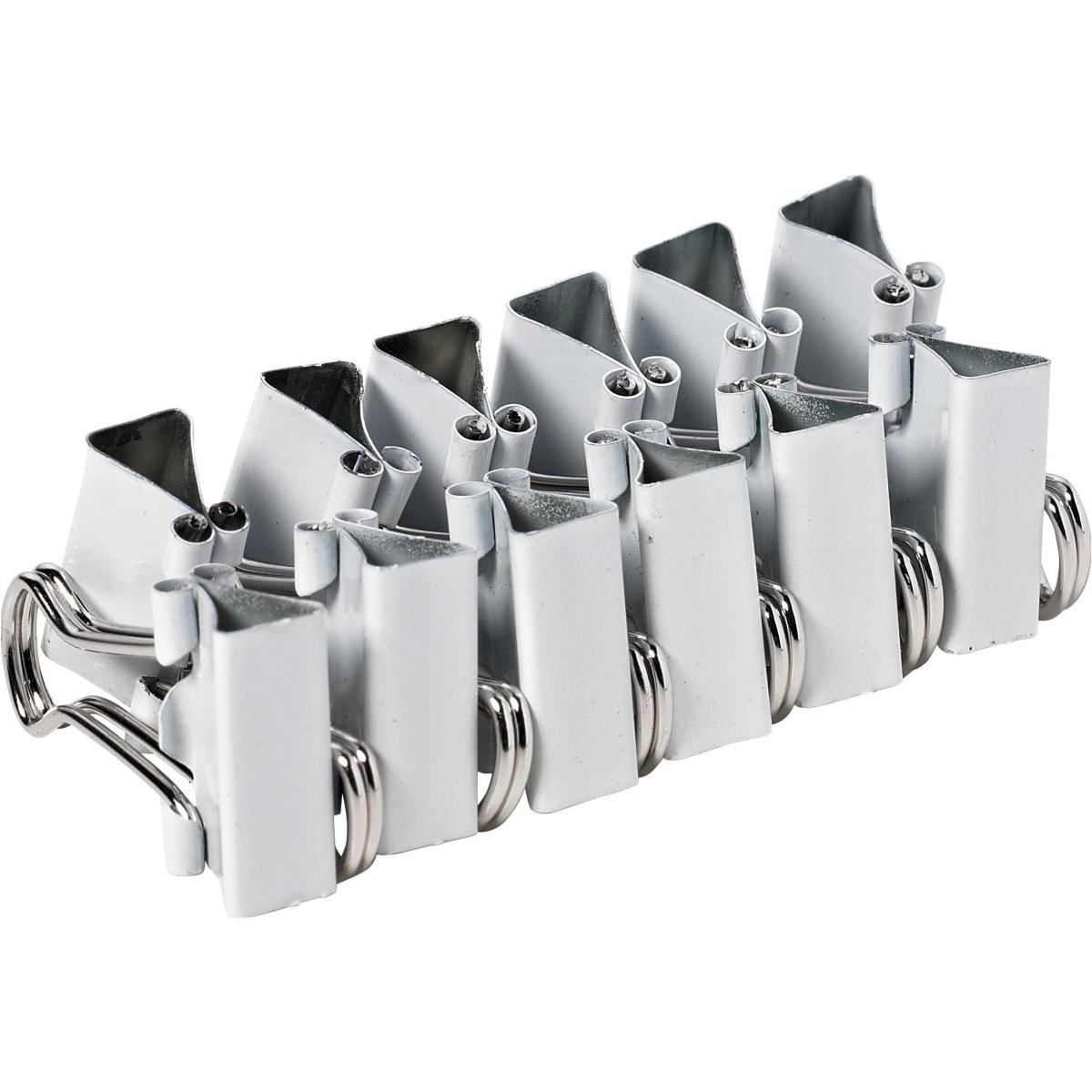 Alco, Büroklammer, Foldbackklammer Metall vernickelt 19mm weiss VE=12 Stück (1 x)