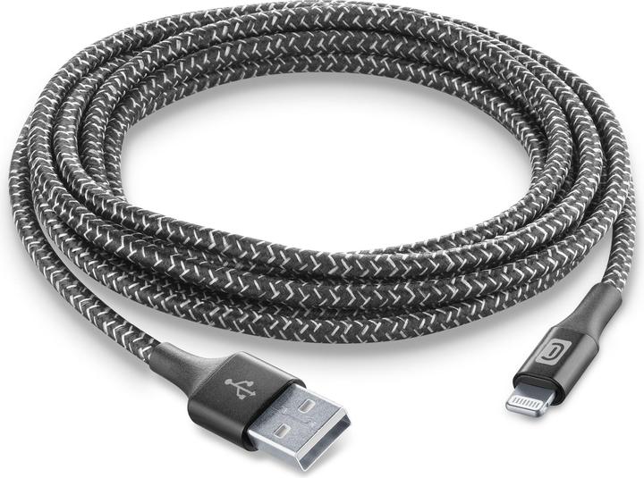 Produktbild Cellularline Long Cable 250cm - USB to Lightning (2.50 m)