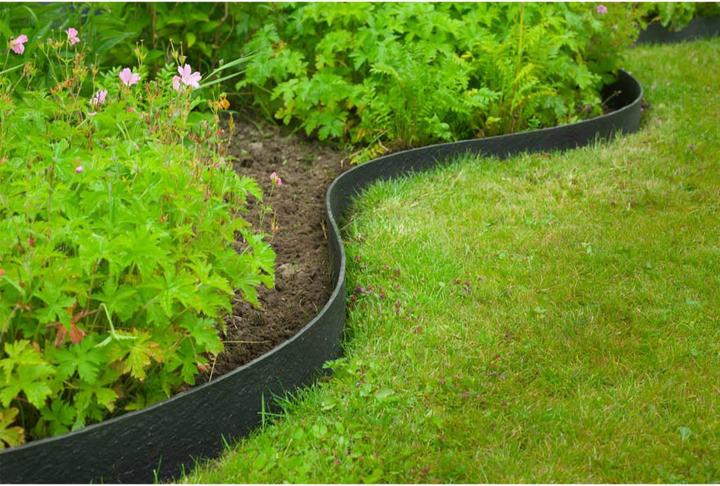 Immagine prodotto Nature Rasenkante Strukturiert 0,12x24 m 5 mm (2400 cm)