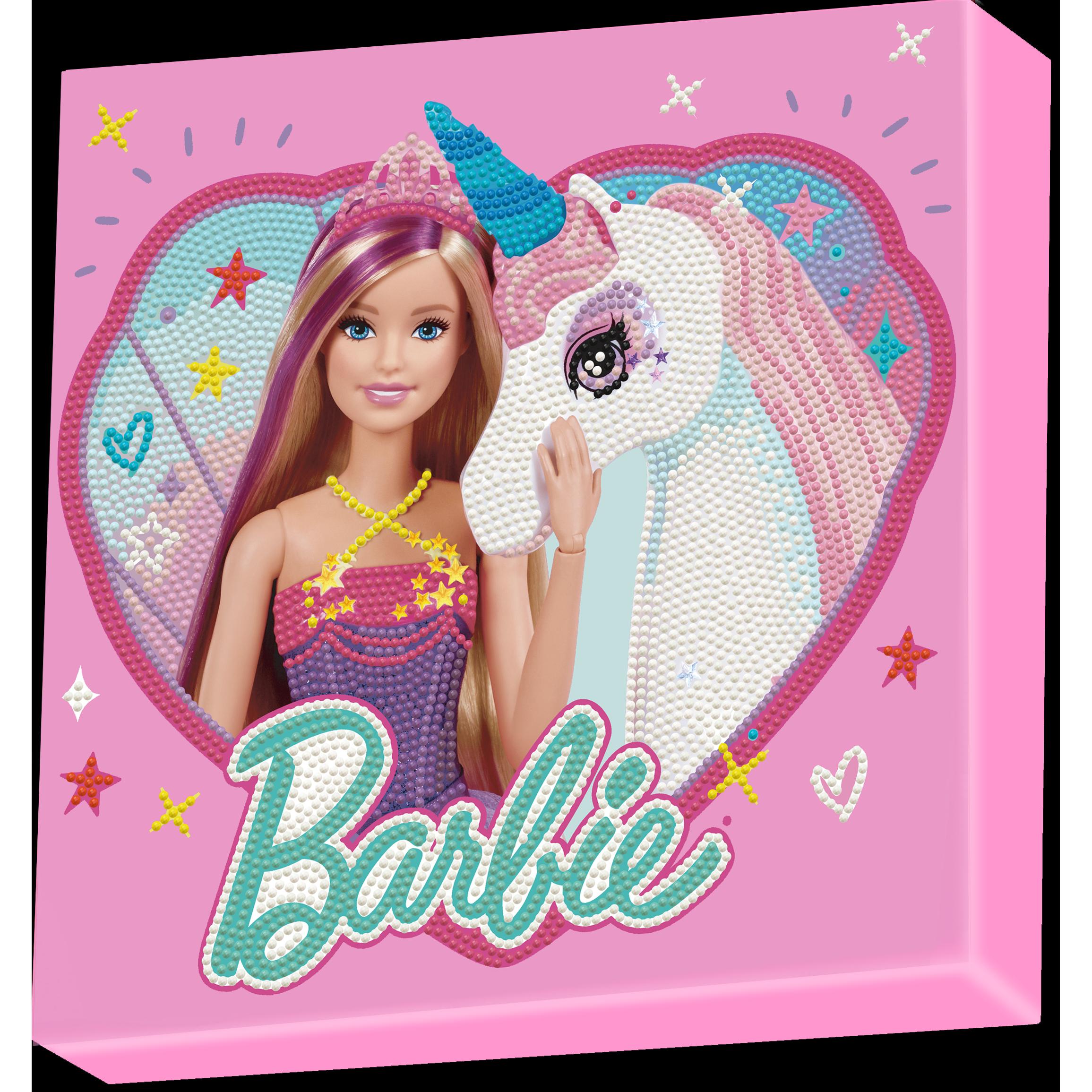 Thumbnail - Diamond Dotz DOTZ BOX Original Diamond Painting Set Barbie "I Believe", Kreativset mit glitzernden Diamant Mos