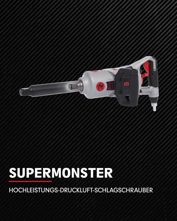 Immagine prodotto KS Tools Avvitatore ad aria compressa ad alte prestazioni 3/4" superMONSTER, 3405 Nm, L 504 mm