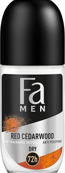 Actual product image Fa Men Anti-Perspirant deodorant roll-on for men Red Cedarwood 50ml (Roll-on, 50 ml)