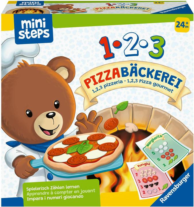 Produktbild Ravensburger 1,2,3 Pizzabäckerei (Deutsch, Französisch, Italienisch)