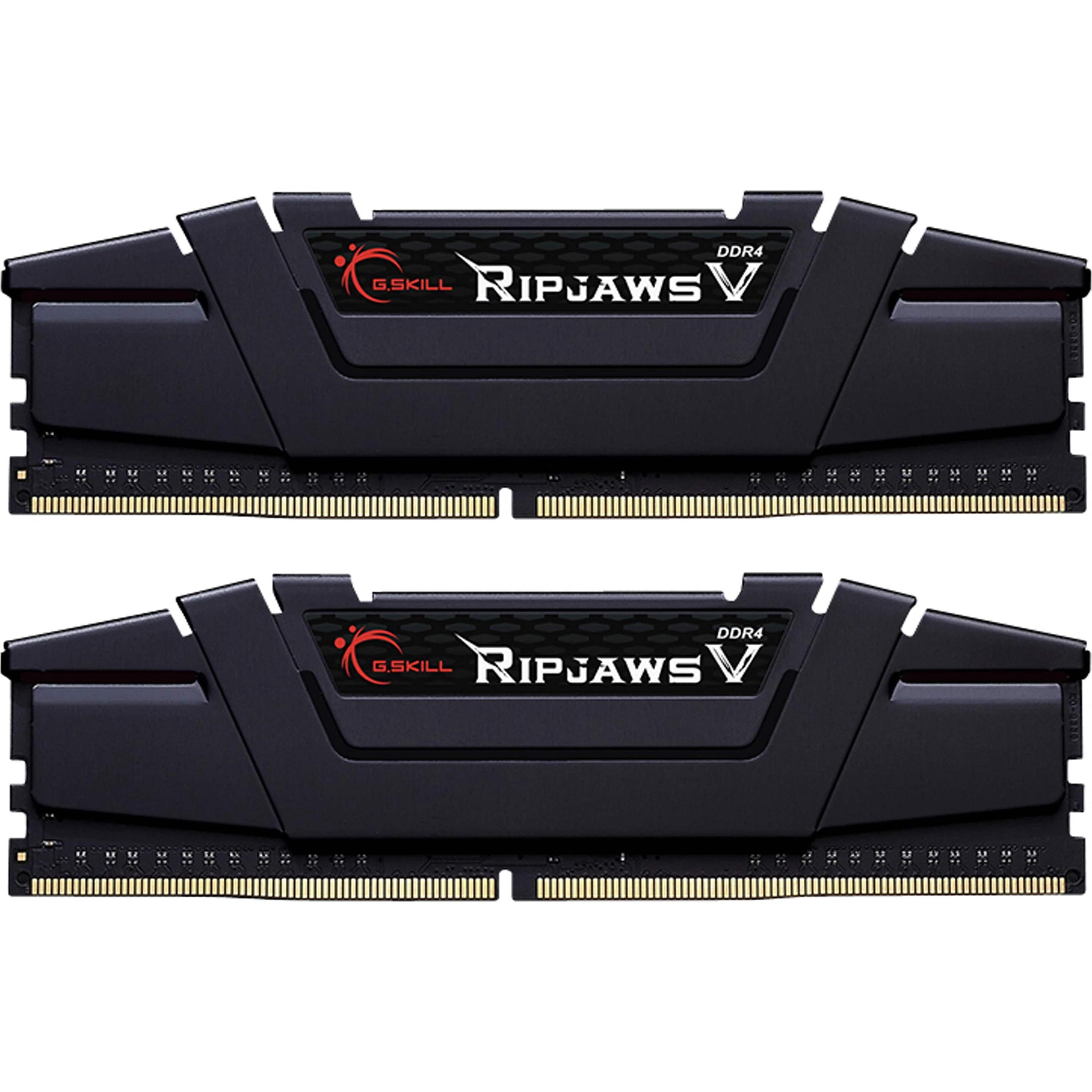 G.Skill Ripjaws V (2 x 16GB, 3600 MHz, DDR4-RAM, DIMM), RAM, Schwarz