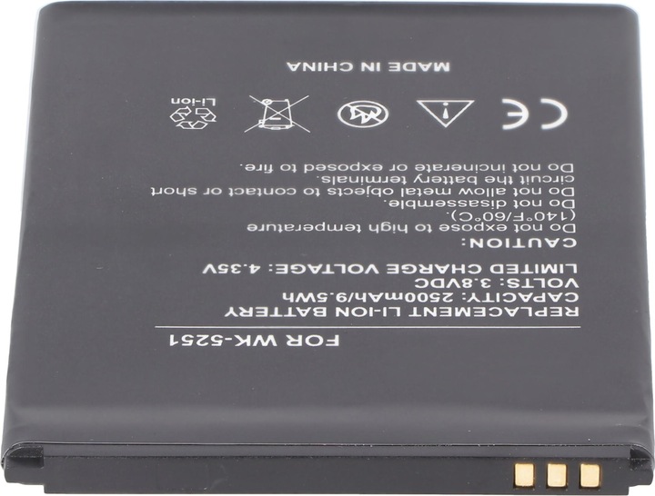 Produktbild Wiko Akku Pulp FAB 3G, Pulp FAB 4G Akku 5251 (Akku, Wiko Pulp Fab)