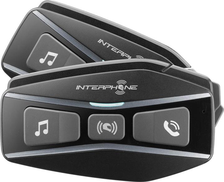 Interphone Oreillette Bluetooth UCOM16 Twin Pack (Jeu de 2)