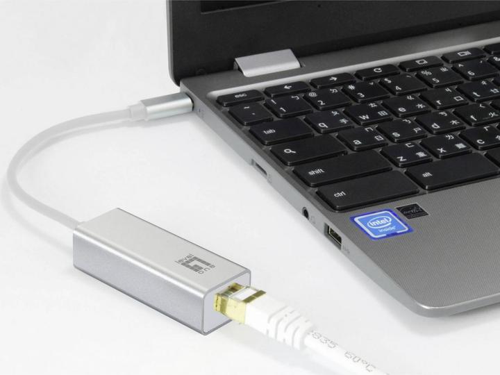 Actual product image LevelOne USB-0402 Gigabit USB-C Network Adapter (USB-C, RJ45 (1x))
